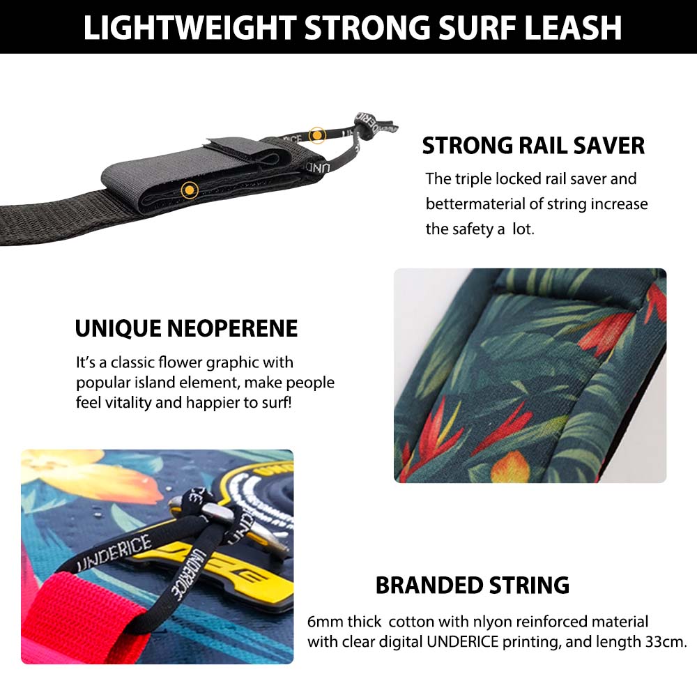 SUP Paddle Leash 7MM 11-10FT S – обзор и цена Surfboard Leash Ankle