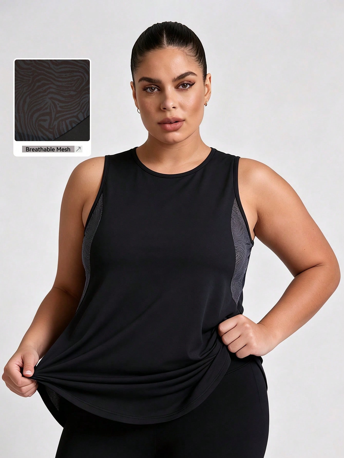 Plus Size Mesh Tank Top Women  – обзор и цена Aquatic Gym